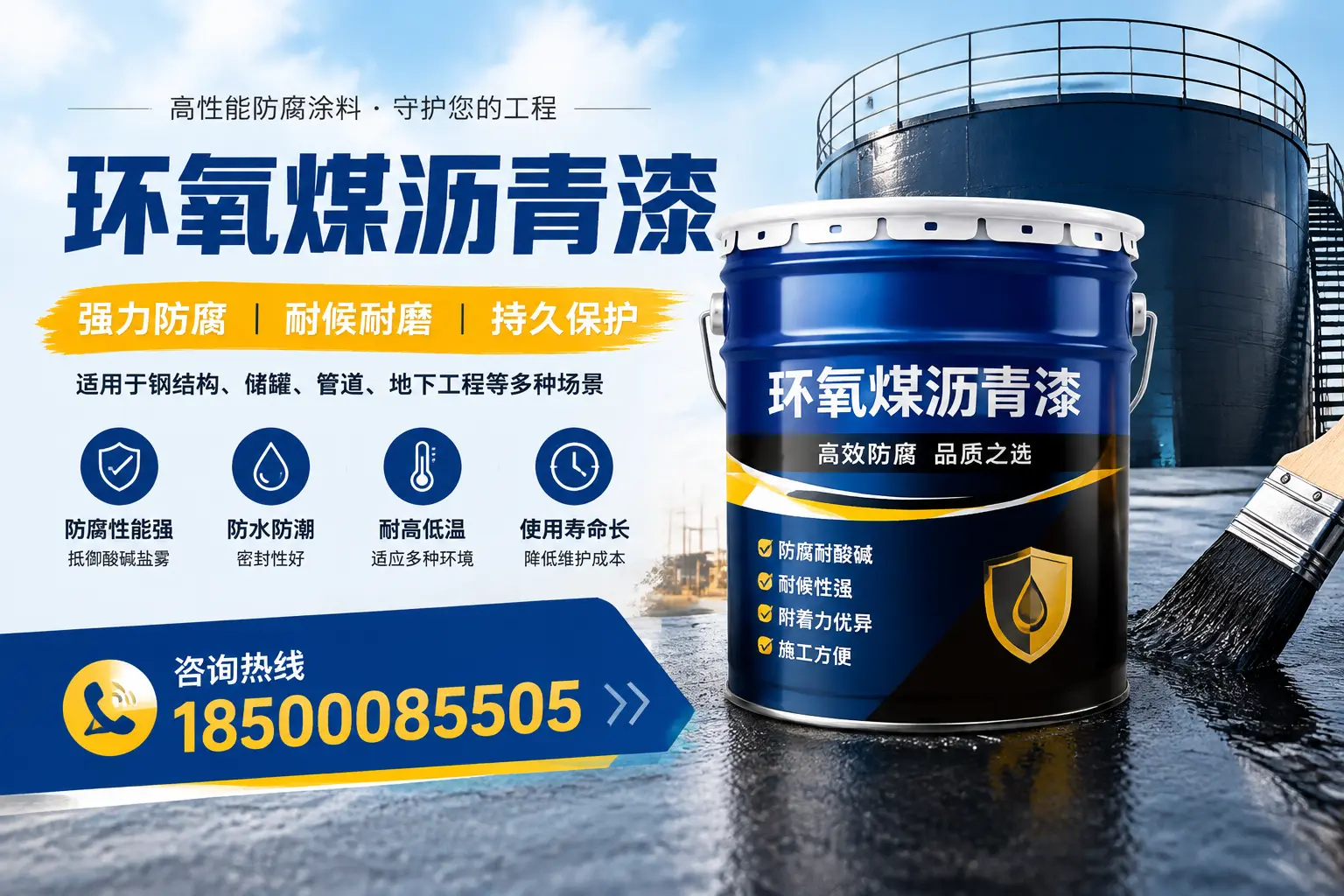 环氧煤沥青漆在工业中的应用，安庆企业的选择